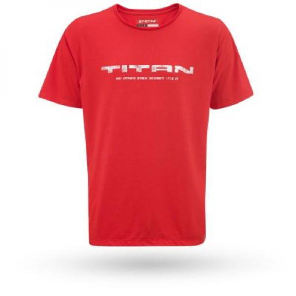 Vintage Titan T-Shirt Red Youth