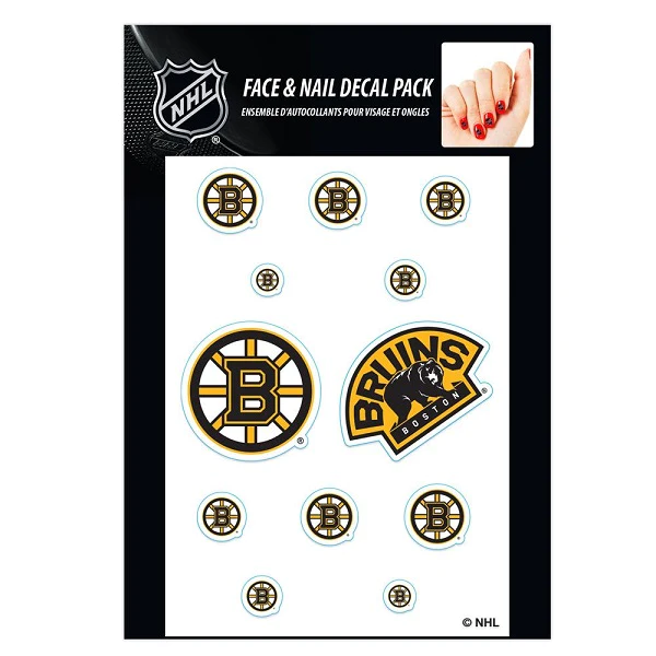 NHL Boston Bruins Nail Tattoos