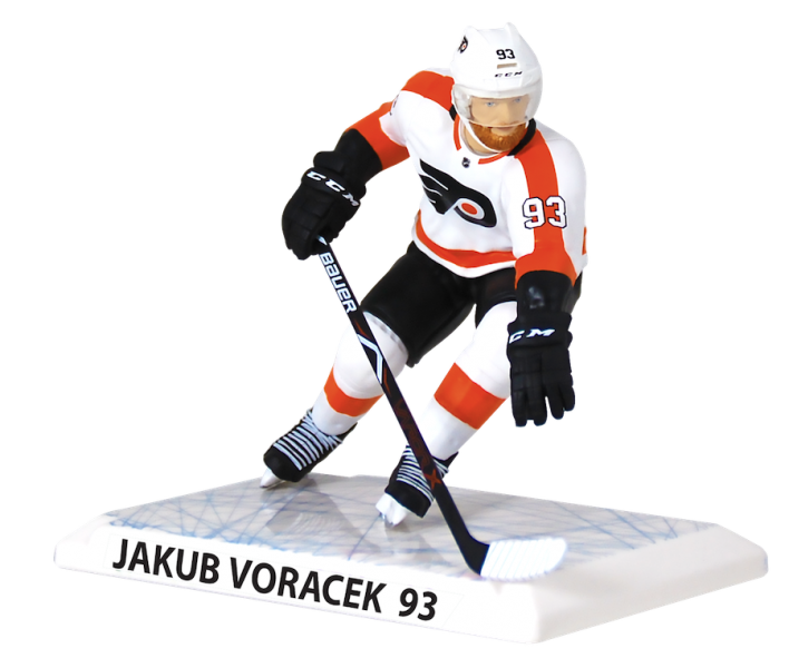 NHL Philadelphia Flyers 6" Jakub Voracek Away Jersey Figure