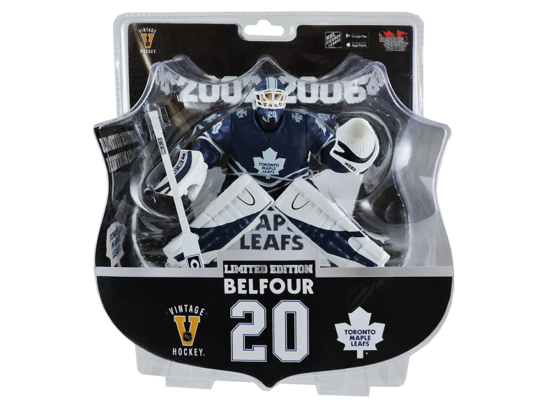 NHL Toronto Maple Leaf 6" Ed Belfour Away Jersey 02/03 Figure