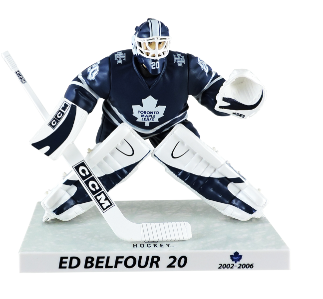 NHL Toronto Maple Leaf 6" Ed Belfour Away Jersey 02/03 Figure