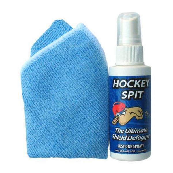 Hockey Spit Cleaner and Defogger