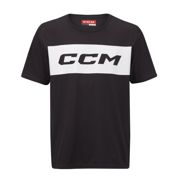 CCM Monochrome Block T-Shirt Black Adult