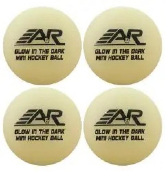 Glow In The Dark Street Hockey Ball 4 Pack